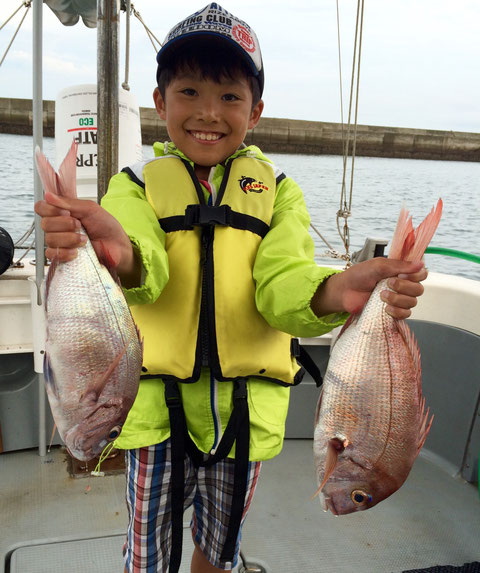 お見事厳し中2fish！　自由研究頑張ってね！！(^^)/