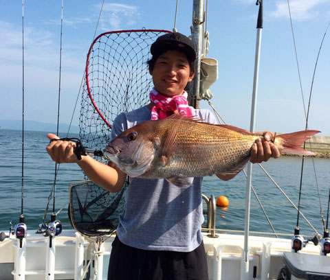 初タイラバ68cm（2Fish)！！　おめでとうございます(*^_^*)