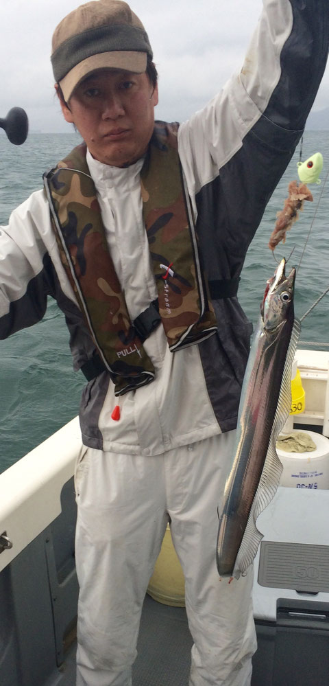 初太刀魚!でゲット!!