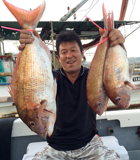 62㎝頭に良型3fish！！