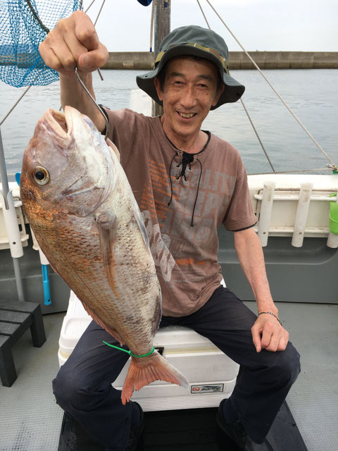 終盤に見せてくれました！初挑戦で66㎝！おめでとうございます(^^♪