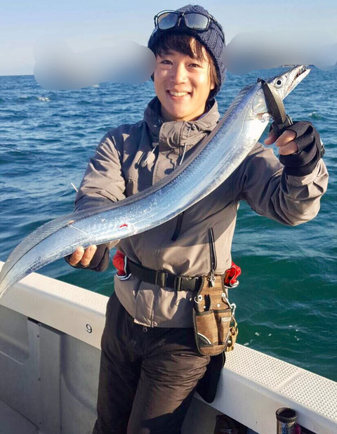そしてRSKアナウンサー竹内大樹さんもプライベート釣行！流石！竿頭！(^^♪