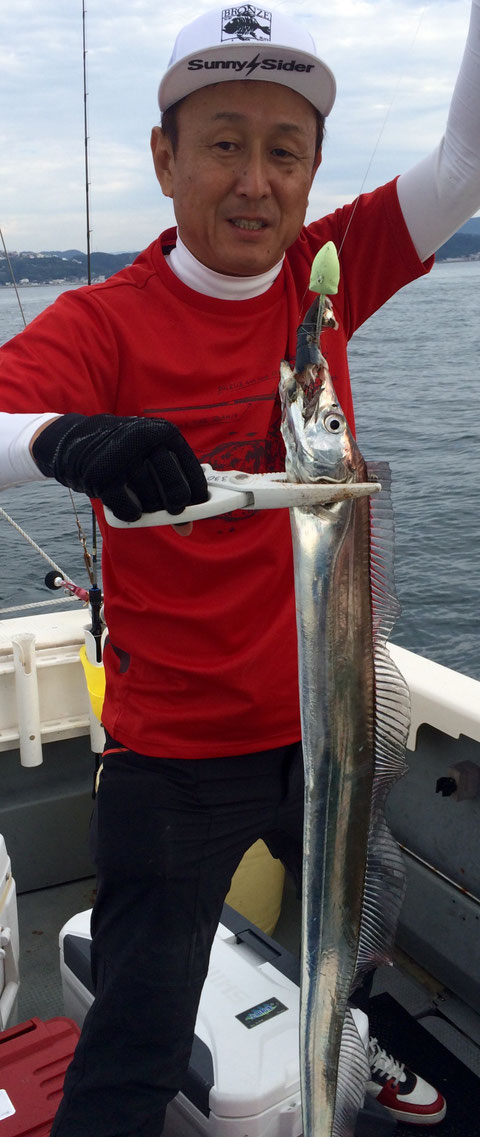 初太刀魚！！良型ゲット！！(^^♪