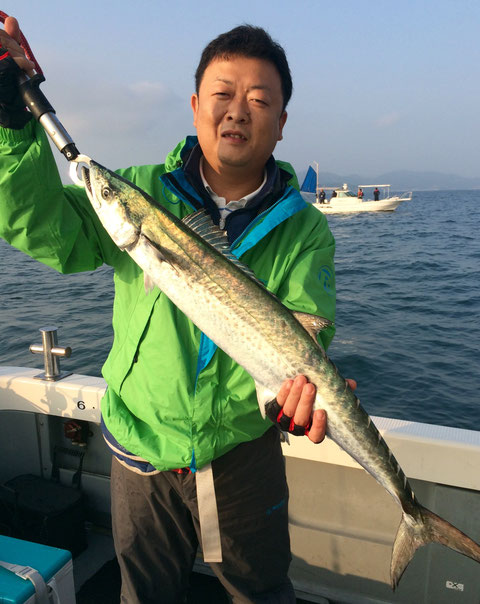朝一　鰆ゲット！！
