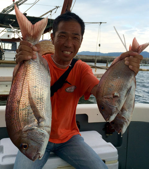 初タイラバ！良型含む3fish！おめでとうございます(*^_^*)。