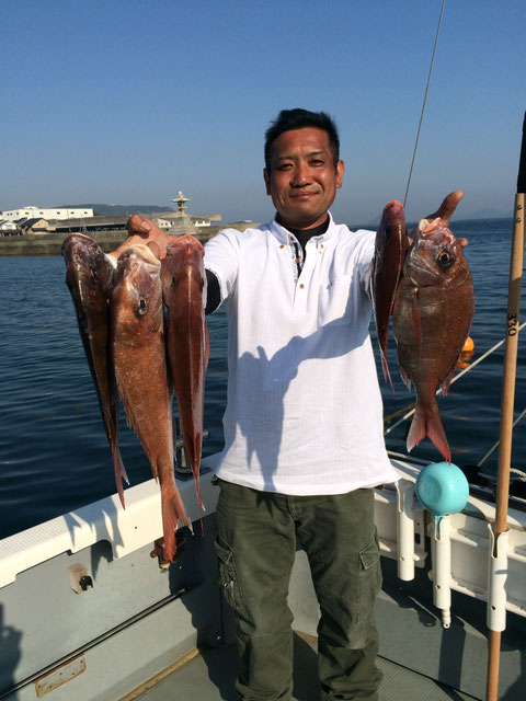 タイラバ信者M様！複数枚ゲット！！よく釣ります！