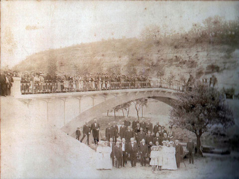 Eröffnung der Brücke am 24.05.1907