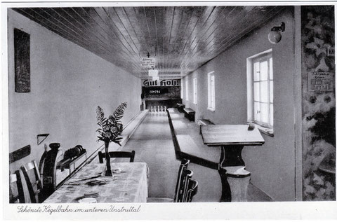 Kegelbahn um 1931