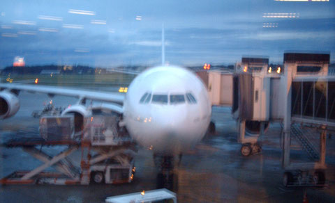 Dieser A340 brachte uns von Madrid sicher nach Sao Paulo