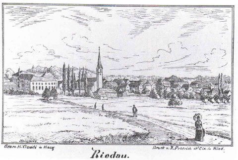 Riedau um 1890