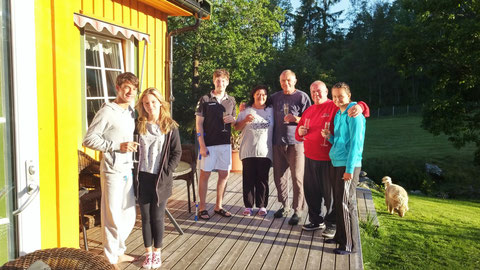 v.l. :Jack, Lucy, Tom, Marita, Ralf, Rene, Debby