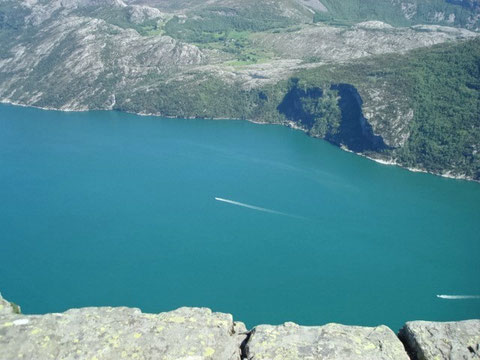 Aussicht vom Preikestolen auf den Lysefjord