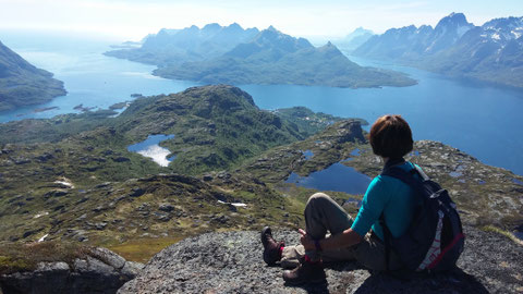 Blick vom Snøtinden