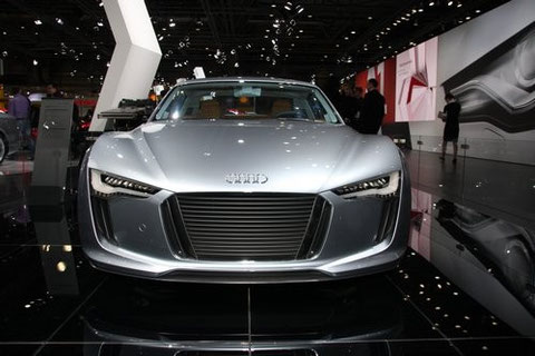 Audi e-tron auf der AMI in Leipzig