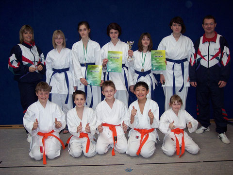 Unser Team zur Sächsischen Newcomer- Meisterschaft am 6. Februar 2011