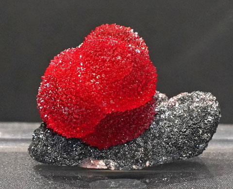 Rhodochrosit (The Snail) aus der N’Chwaning Mine bei Hotazel im Kalahari-Mangangürtel