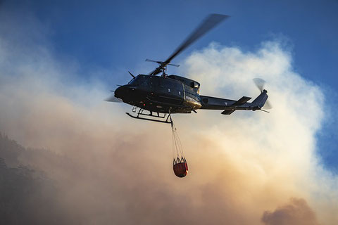 Löschflugzeug Waldbrand August 2023