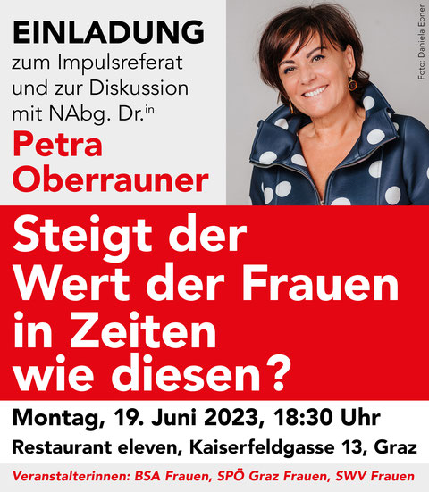 Impulsreferat und zur Diskussion mit NAbg. Dr.in Petra Oberrauner