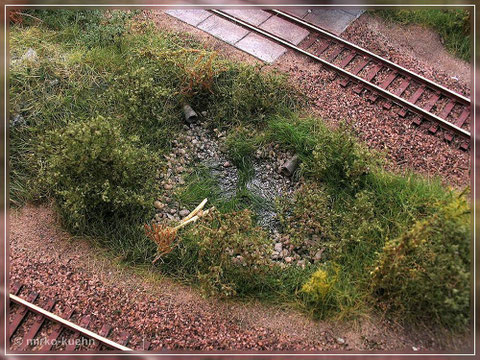 Regenwasserrückhaltebecken am Kleinlokschuppen