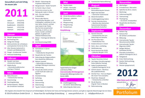Festkalender 2011