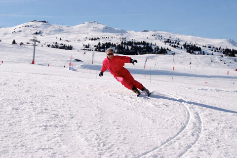 Ski laufen lassen