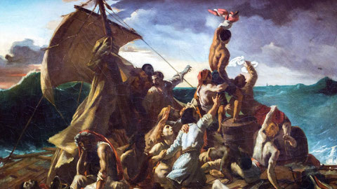 La Radeau de la Méduse von Théodore Géricault (1819)