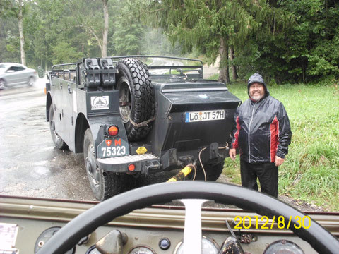 Halt nach Balsthal an einem Rastplatz