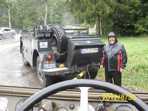 Halt nach Balsthal  an einem Rastplatz