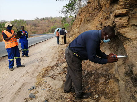 Status of geological verification surveys in the target area