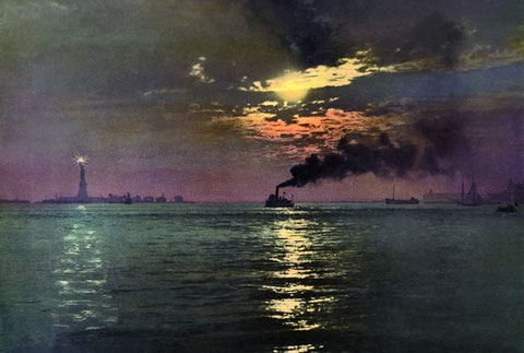 Цветная фотография, Нью-Йорк, 1888 г.