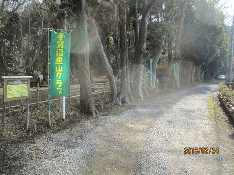 前の道路は落ち葉も無くきれいです