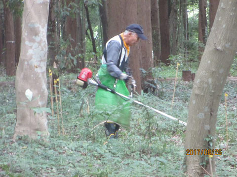 草刈り作業は続いています