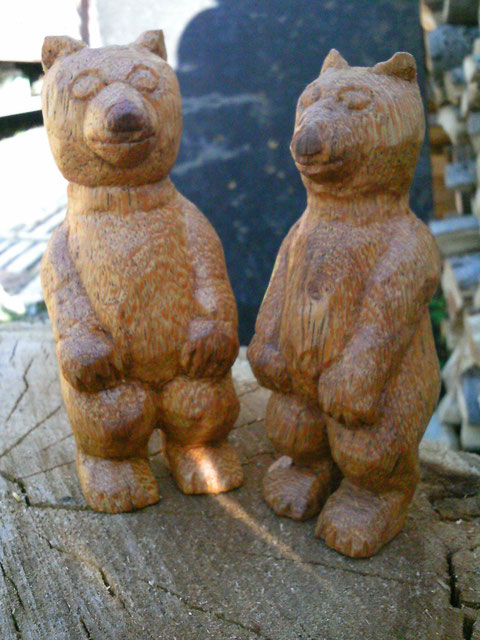 Miniatures  from teak wood 14 cm