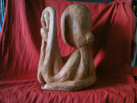 Woodsculptur  25 cm