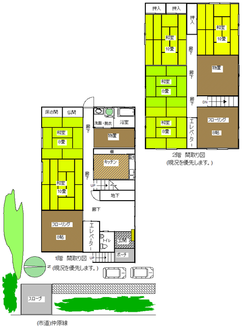新潟県上越市大島区菖蒲の中古住宅物件の間取り図