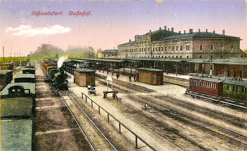 Der Hauptbahnhof Anfang des 20. Jahrhunderts