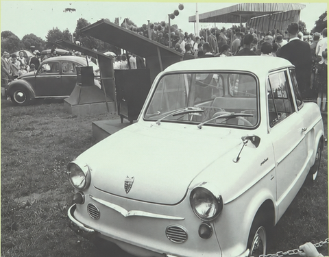 SKF Wiesenfest 1961 NSU Prinz als Hauptpreis bei der Tombola