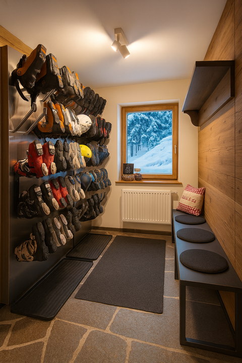 Ski-Depot mit Skischuhtrockner – Almhaus Bachmann