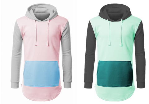 Hoodies largas. Provvedor de ropa Español. Etiquetado de ropa en España