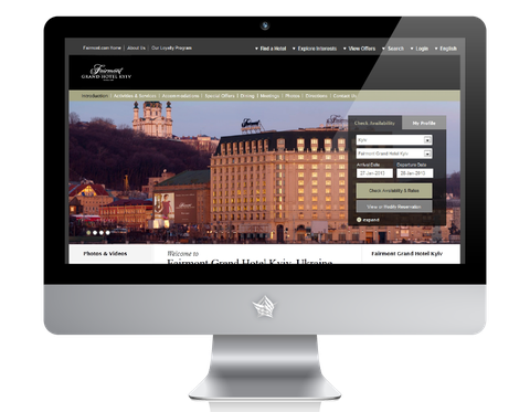 Fairmont Grand Hotel Kiev Website