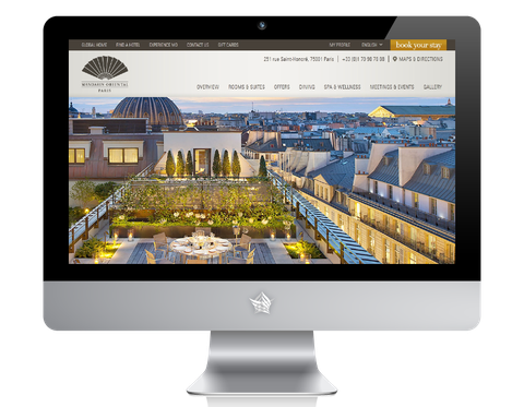 Mandarin Oriental Paris website