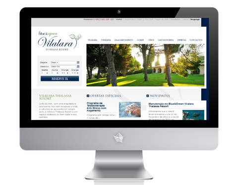 The Vilalara Thalassa Resort Hotel Website