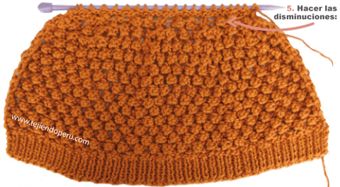 el propósito paquete dividir Boina floja o caída (Slouchy knit beret) - Tejiendo Perú