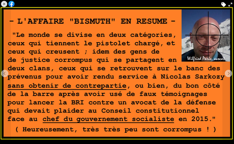 La loi du Silence Facebook WIL PIRS Maître Wildfried PARIS AVOCAT DISSISENT Menacé de mort en FRANCE www.jesuispatrick.fr ALERTE ROUGE www.alerterouge-france.fr