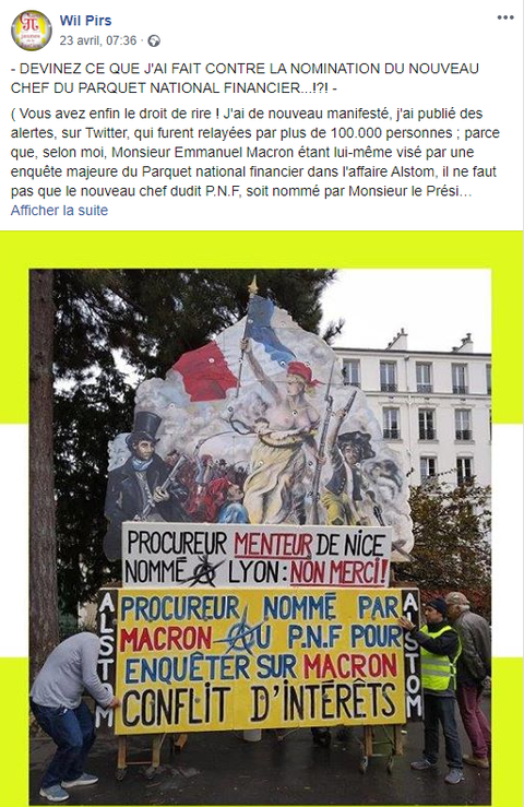 Facebook WIL PIRS Maître Wildfried PARIS AVOCAT DISSISENT Menacé de mort en FRANCE www.jesuispatrick.fr ALERTE ROUGE www.alerterouge-france.fr