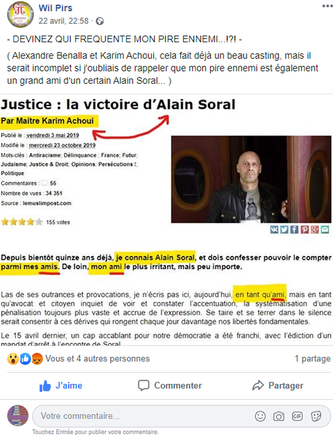 Facebook WIL PIRS Maître Wildfried PARIS AVOCAT DISSISENT Menacé de mort en FRANCE www.jesuispatrick.fr ALERTE ROUGE www.alerterouge-france.fr