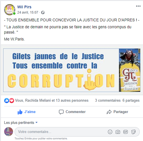 Facebook WIL PIRS Maître Wildfried PARIS AVOCAT DISSISENT Menacé de mort en FRANCE www.jesuispatrick.fr ALERTE ROUGE www.alerterouge-france.fr