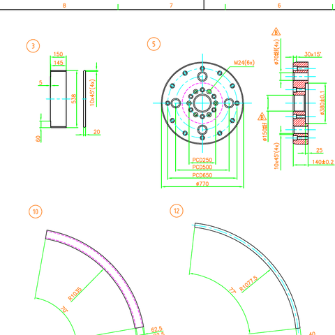 fabrication spéciale de pièces pour améliorer le glissement de treuil sur bateau de maintenance off-shore