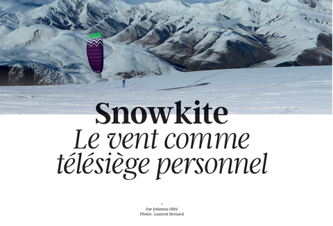 article snowkite SKI MAG