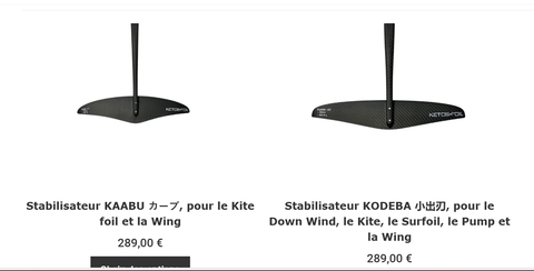 stabilisateurs Ketos